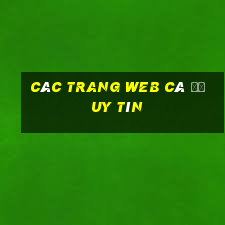 các trang web cá độ uy tín