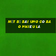 một bộ bài uno có bao nhiêu lá