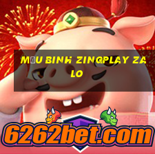 mậu binh zingplay zalo