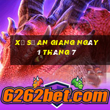 xổ số an giang ngày 1 tháng 7