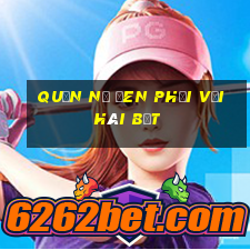 quần nữ đen phối với hài bệt