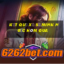 kết quả xổ số minh ngọc hôm qua