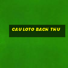 cau loto bach thu