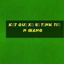 kết quả xổ số tỉnh tiền giang