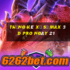 Thống kê Xổ Số max 3d pro ngày 21