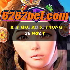 kết quả xổ số trong 30 ngày