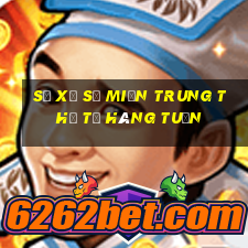 số xổ số miền trung thứ tư hàng tuần