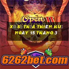 xổ số thừa thiên huế ngày 15 tháng 3