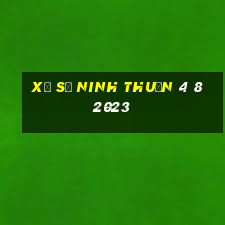 xổ số ninh thuận 4 8 2023