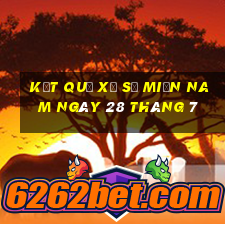 kết quả xổ số miền nam ngày 28 tháng 7