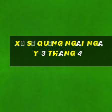 xổ số quảng ngãi ngày 3 tháng 4