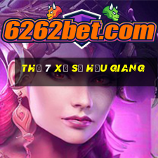 thứ 7 xổ số hậu giang