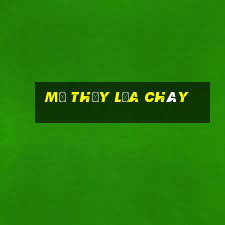 mơ thấy lửa cháy