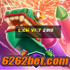 lịch việt 2018