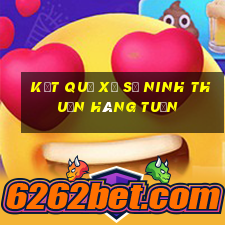 kết quả xổ số ninh thuận hàng tuần