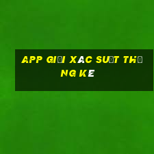 app giải xác suất thống kê