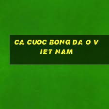 ca cuoc bong da o viet nam