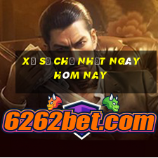 xổ số chủ nhật ngày hôm nay