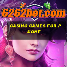 casino games for phone