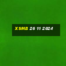 xsmb 26 11 2024