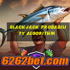 blackjack probability algorithm