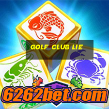 golf club lie