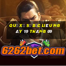 quả xổ số bạc liêu ngày 19 tháng 09