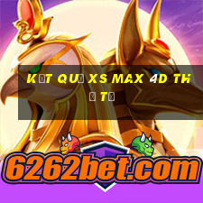 Kết quả XS Max 4D thứ tư