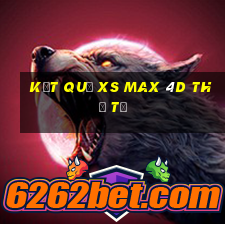 Kết quả XS Max 4D thứ tư