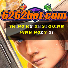 Thống kê Xổ Số quảng ninh ngày 31