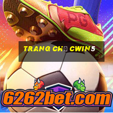 Trang Chủ Cwin5