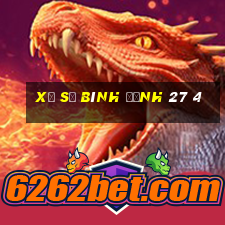 xổ số bình định 27 4