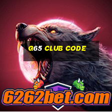 g65 club code