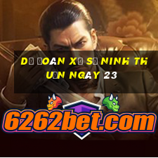 Dự Đoán Xổ Số ninh thuận ngày 23