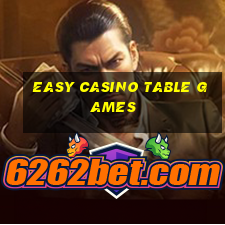 easy casino table games