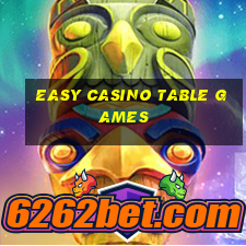 easy casino table games