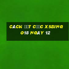 Cách đặt cược XSBINGO18 ngày 12