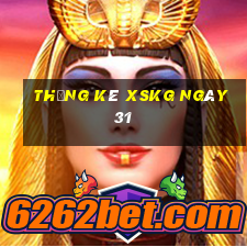 Thống kê XSKG ngày 31