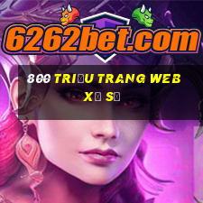 800 triệu trang web xổ số