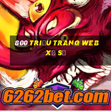 800 triệu trang web xổ số