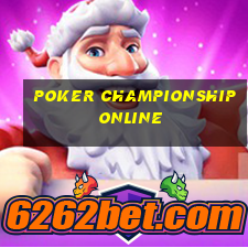 poker championship online