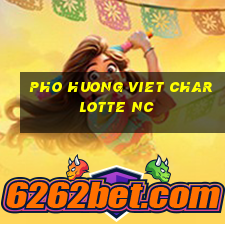 pho huong viet charlotte nc