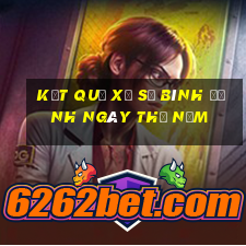 Kết quả xổ số Bình Định ngày thứ năm