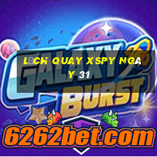 Lịch quay XSPY ngày 31