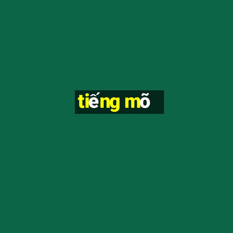 tiếng mõ