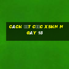 Cách đặt cược XSHN ngày 18