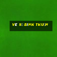 vé số bình thuận