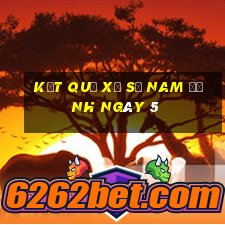 kết quả Xổ Số Nam Định ngày 5