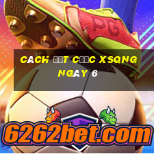 Cách đặt cược XSQNG ngày 6