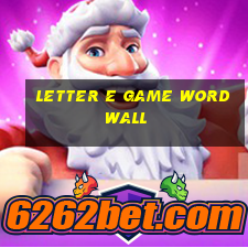 letter e game wordwall